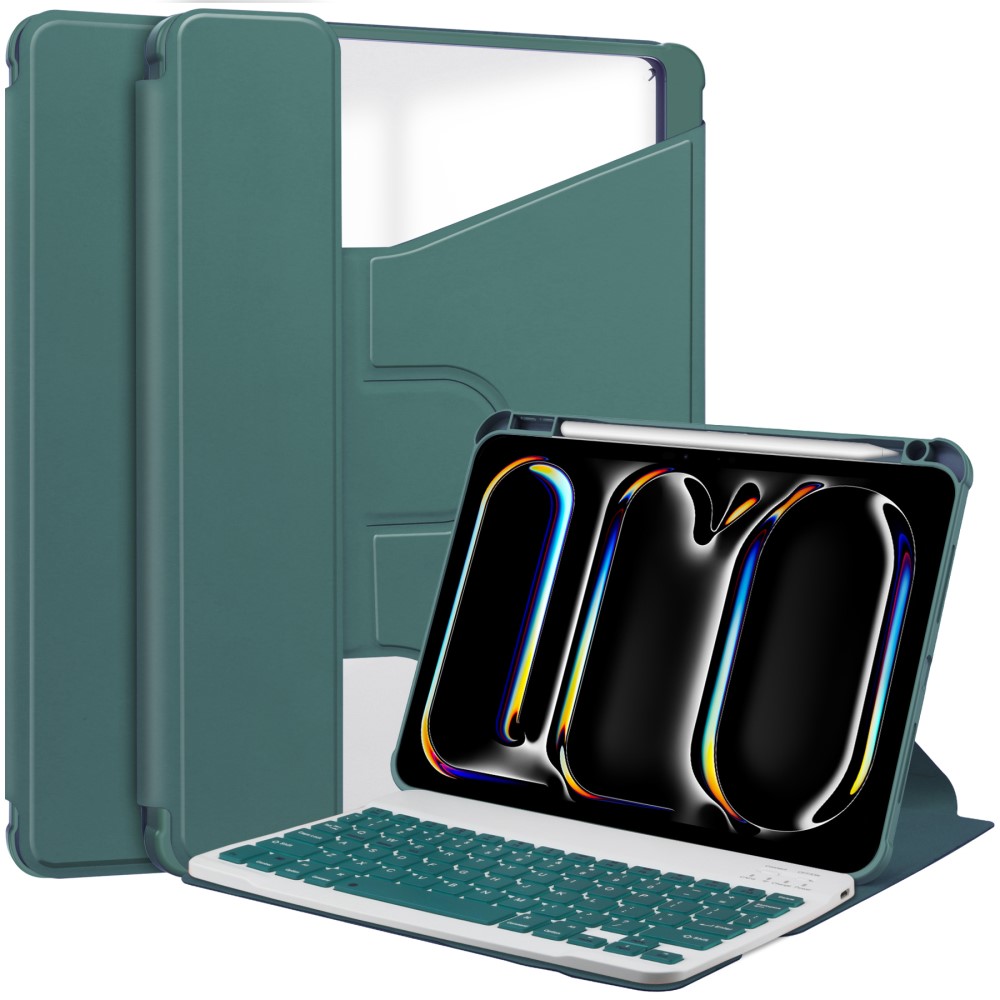 Pouzdro S Klávesnicí Pro Ipad Pro 11" 2024 Bluetooth Case Otočné Pouzdro