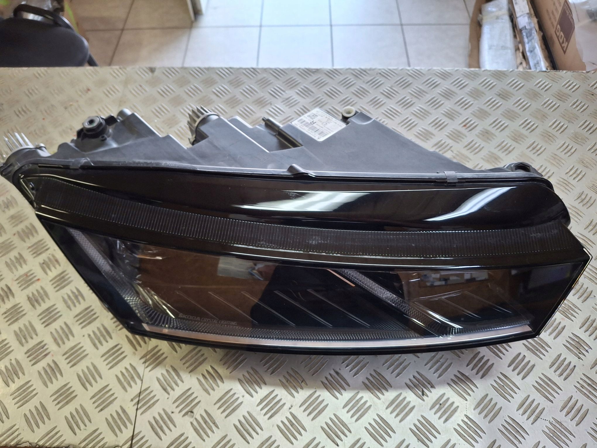 light right front FULL LED CRYSTAL SKODA OCTAVIA IV 2019R->