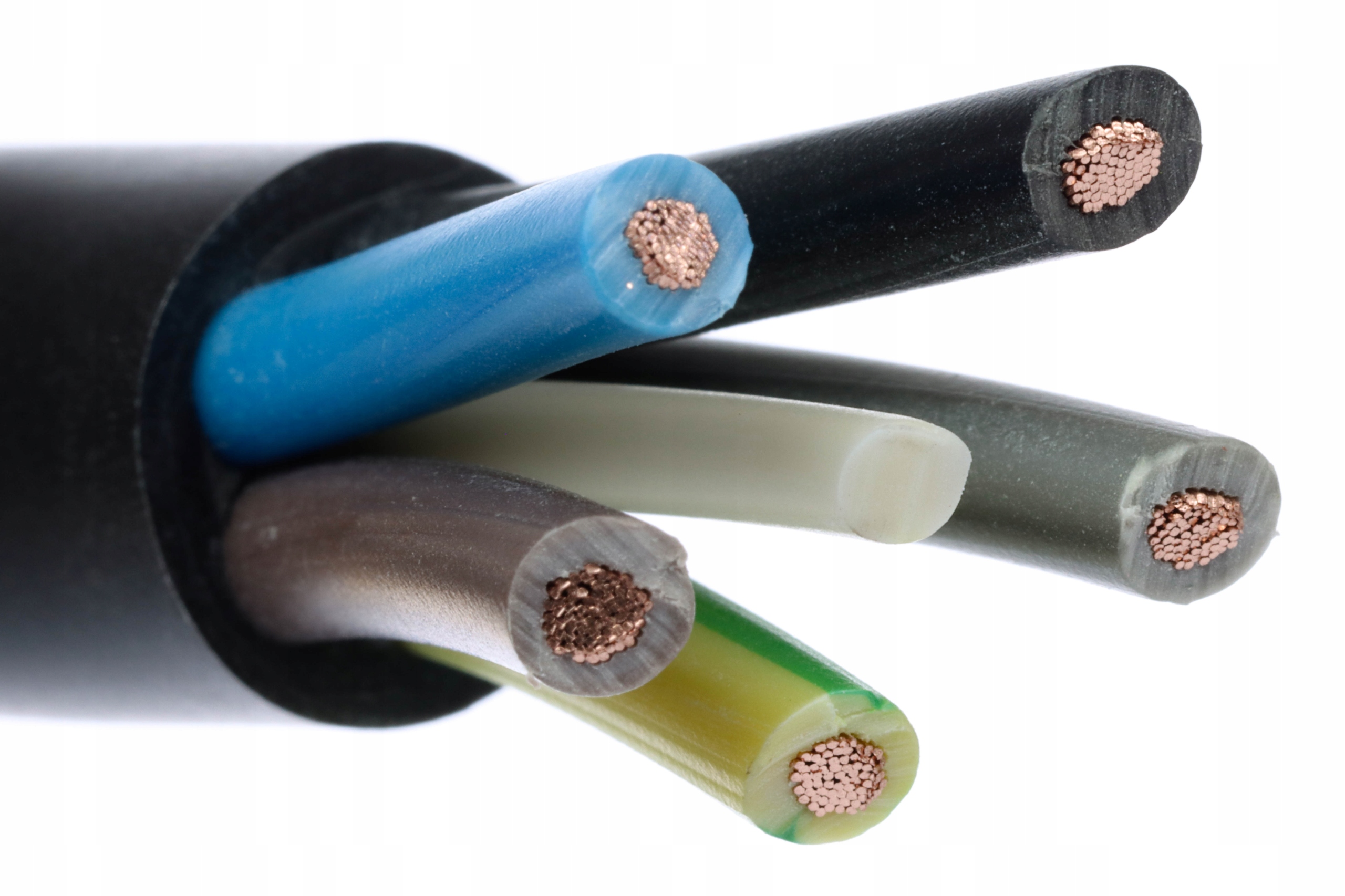

Przewód kabel 5-żyłowy czarny Owy 5x1,5 linka 5m
