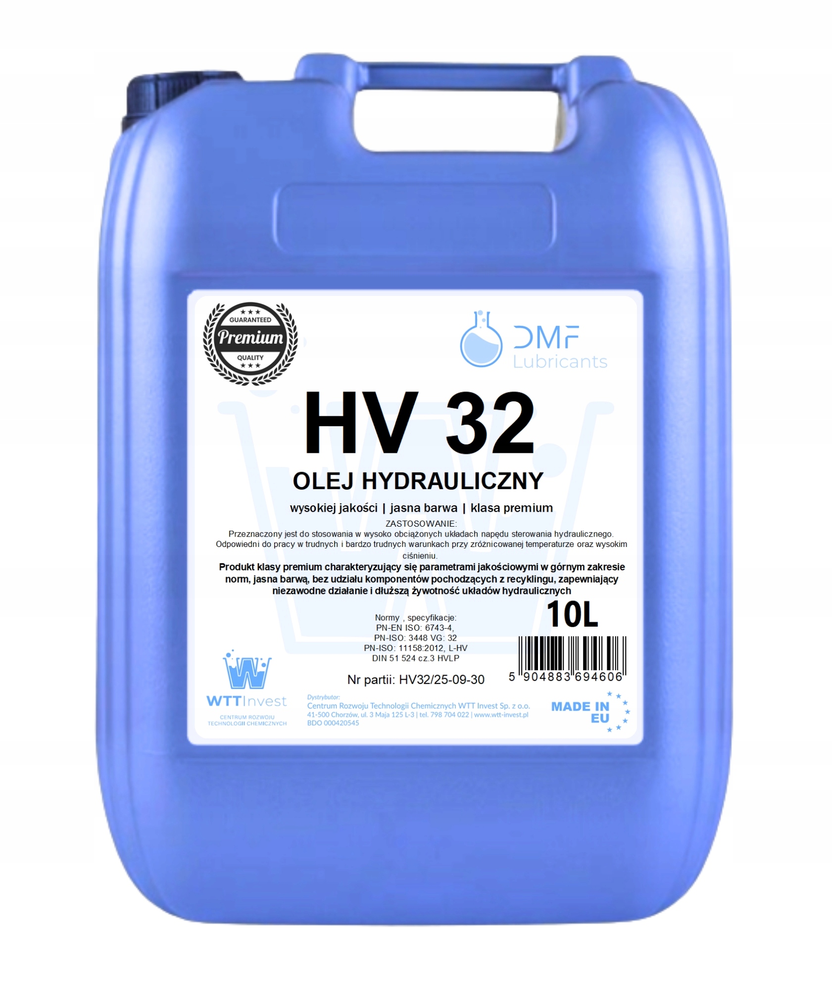 Olej hydrauliczny DMF OIL HV 32 / 10L