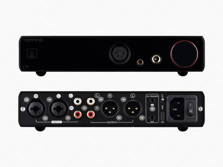 Topping L70 Czarny Wzmacniacz słuchawkowy Marka Topping