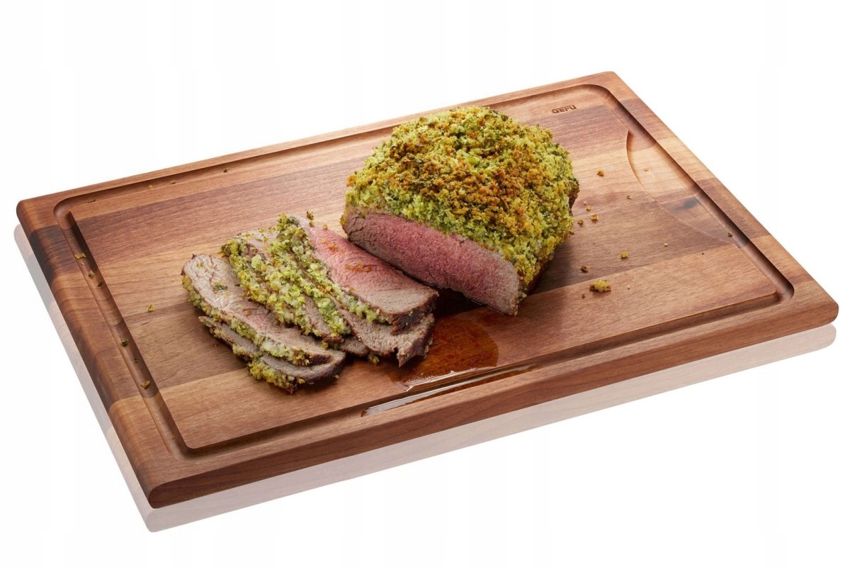 Doska na krájanie Servírovanie Gefu Enno 44x30 cm Veľká z orechového dreva
