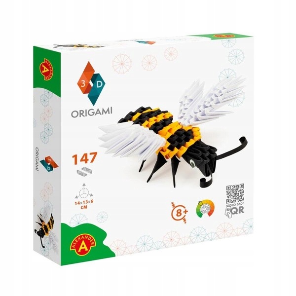 

Origami 3D Pszczoła