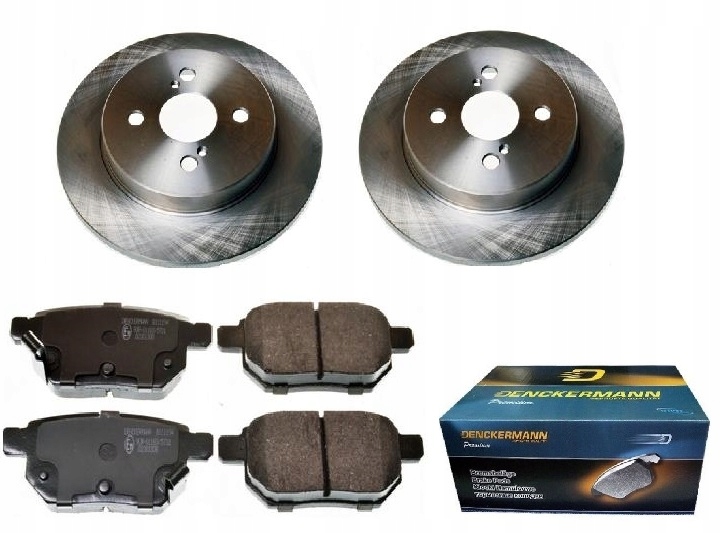 Kotouče Kostky Toyota Iq Zadní Sada