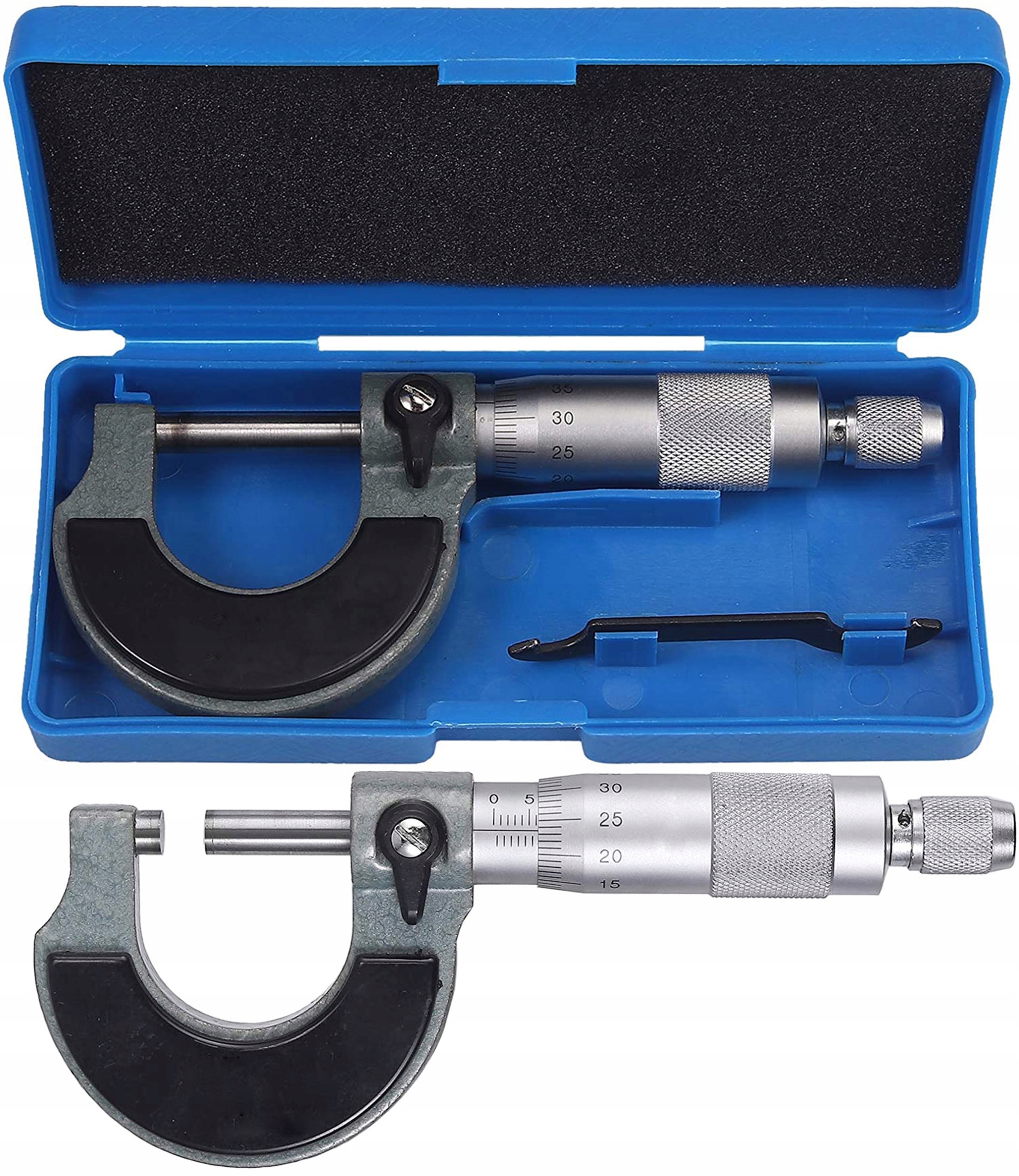 MIKROMETR NONIUSZOWY ZEWNĘTRZNY 0.01MM 0-25 MM ANALOGOWY ETUI