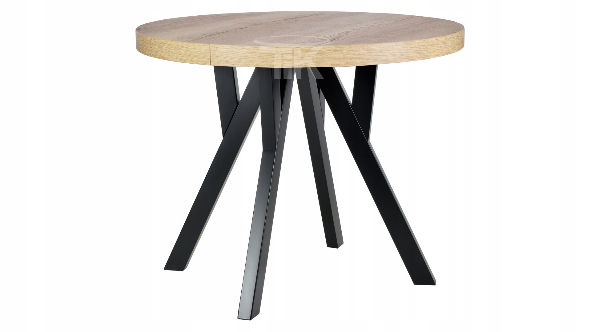 STÓŁ OKRĄGŁY L-3 80/2X50 DĄB HALIFAX NAT. Kod producenta stół okrągły rozkładany loft