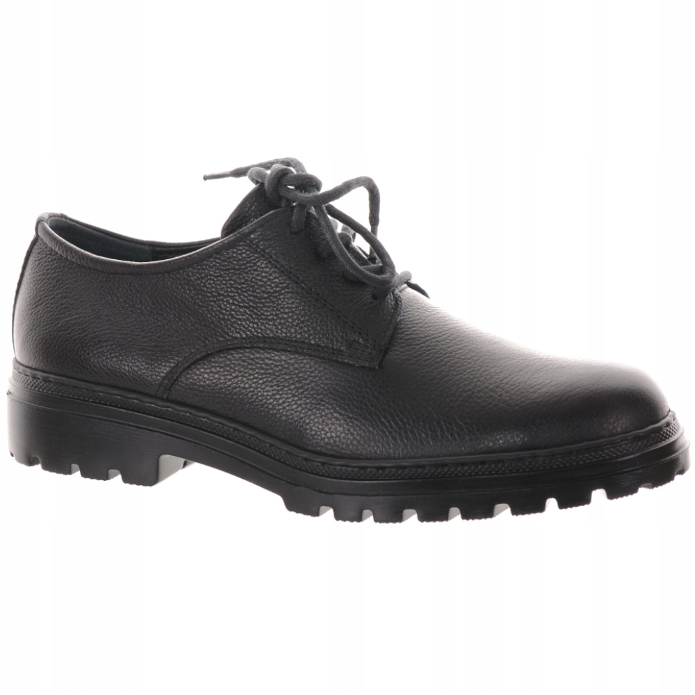 Ryłko Černý Pánský Polobotky Na Traktorovém Spodku 45