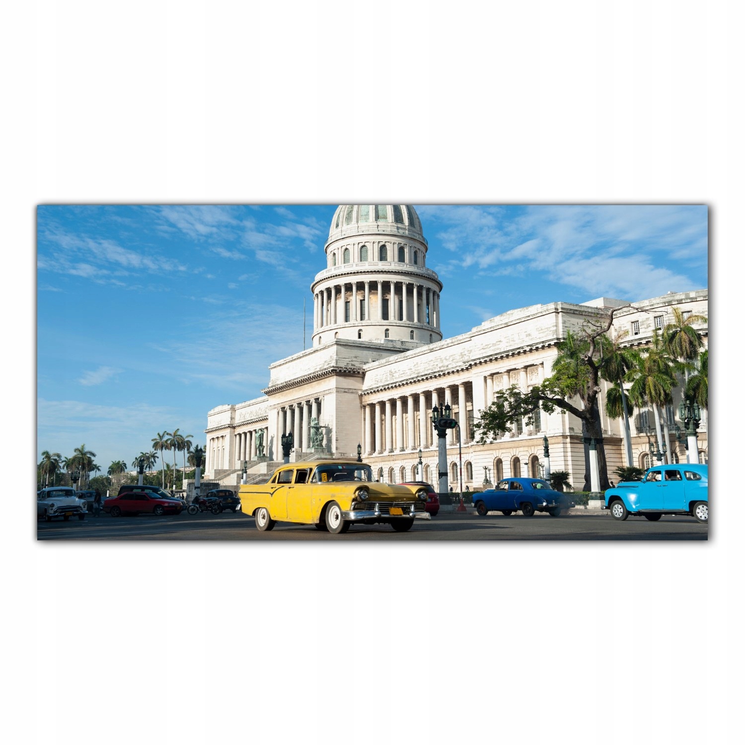 Havana Kuba Kapitol 140x70 Panely tvrzené sklo