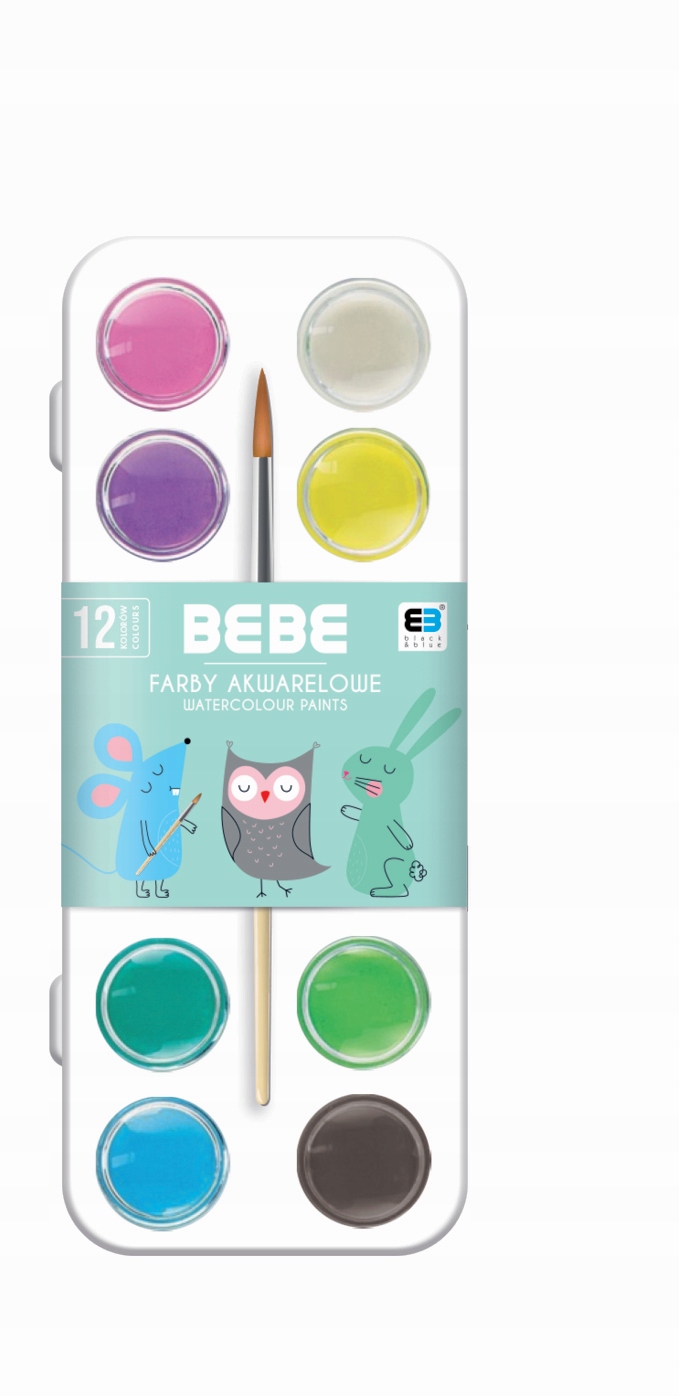 Interdruk Bebe Farby Akwarelowe Pędzel
