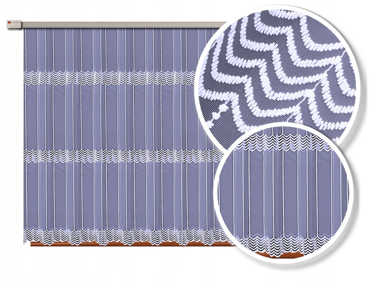 

Firanka Fantazyjna Haftowana /180CM Toppalar 135