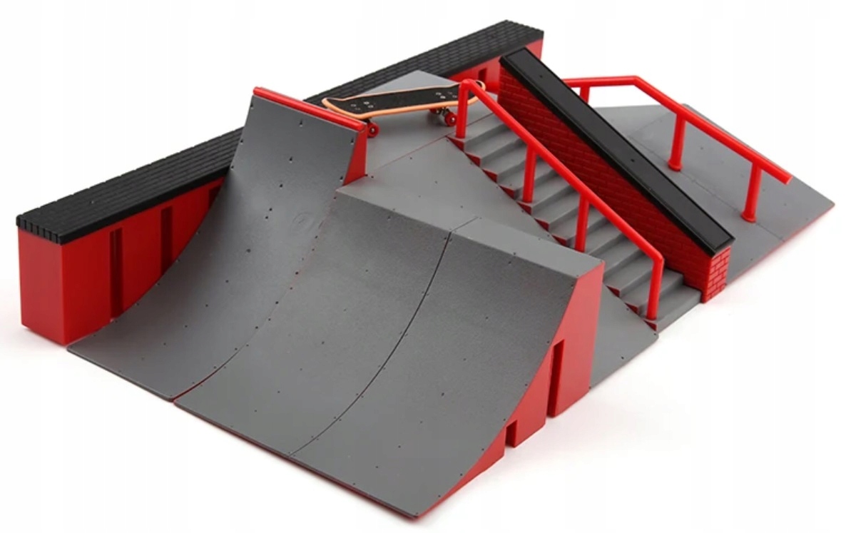 Zestaw skatepark z fingerboardem i BMX RegMag FB-09-A – Elementy zestawu FB-09-A