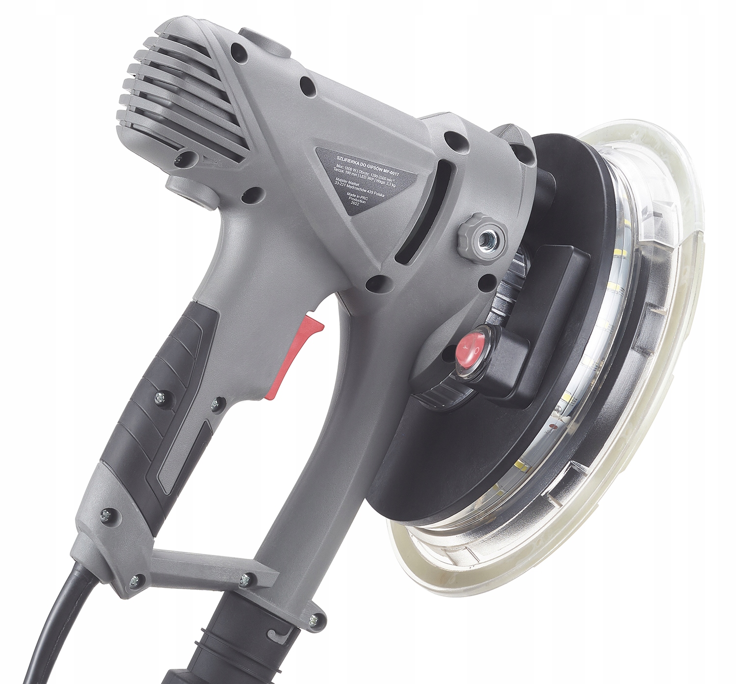 SZLIFIERKA do GIPSU GŁADZI TYNKÓW TYNKU PAPIER LED Maksymalna moc 1800 W