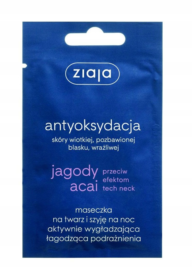 

Ziaja Maseczka na twarz i szyję na noc aktywnie wy