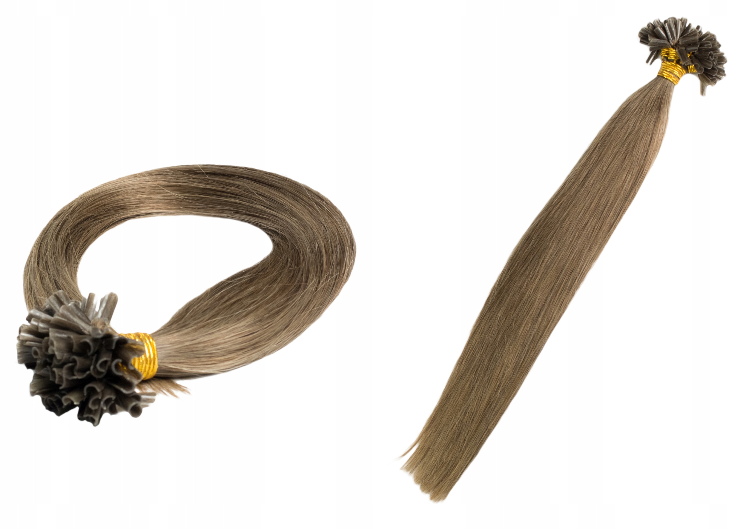 

Włosy Naturalne Pasemka 40CM 0,6g Keratyna #8