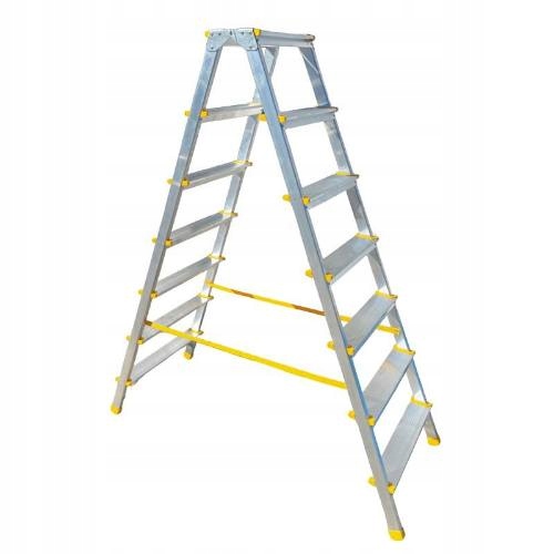 Schodíky Al obojstranné, 7 priečok, Alve 927