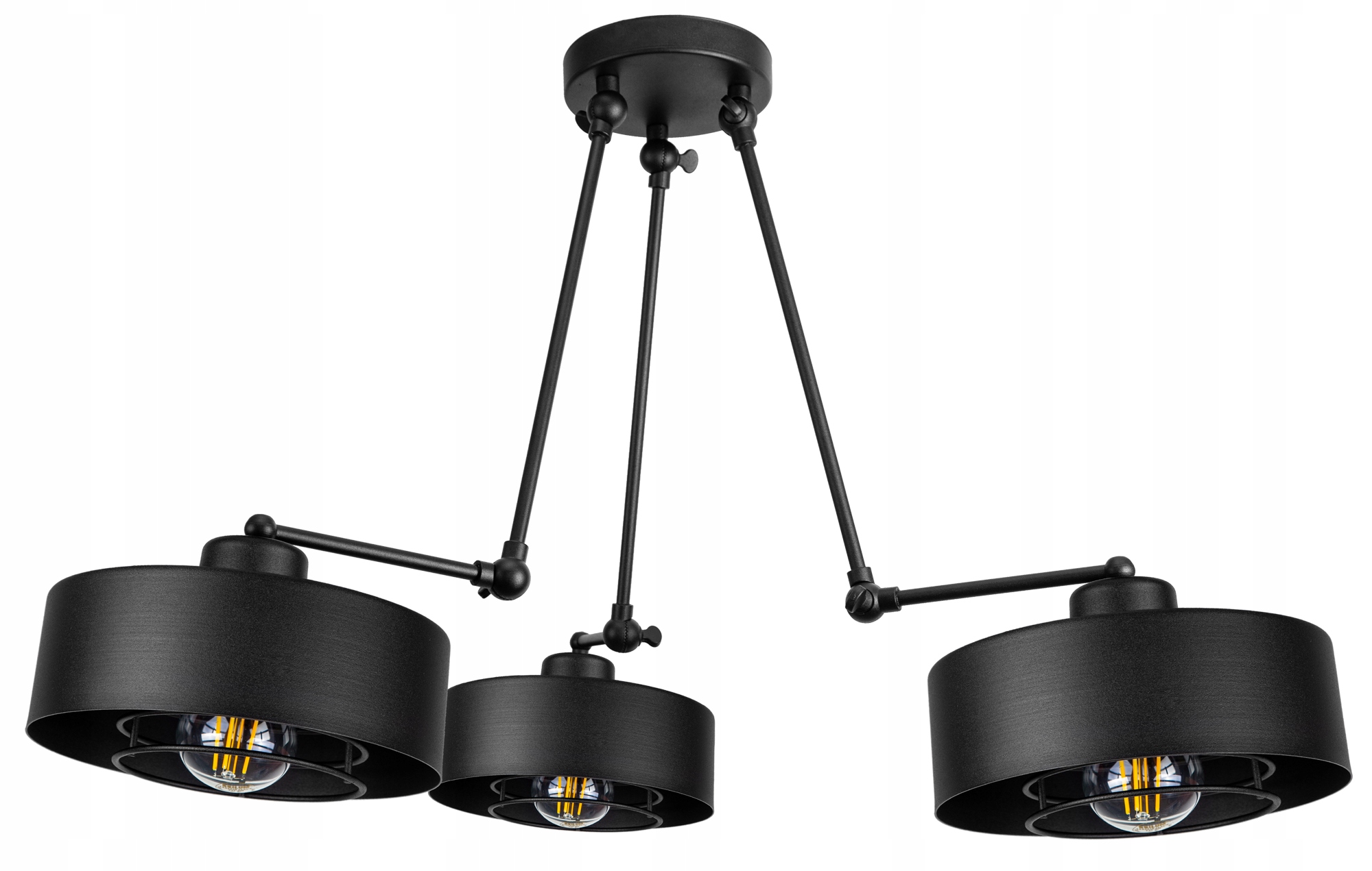 

Lampa Sufitowa Plafon Żyrandol Loft Edison Led
