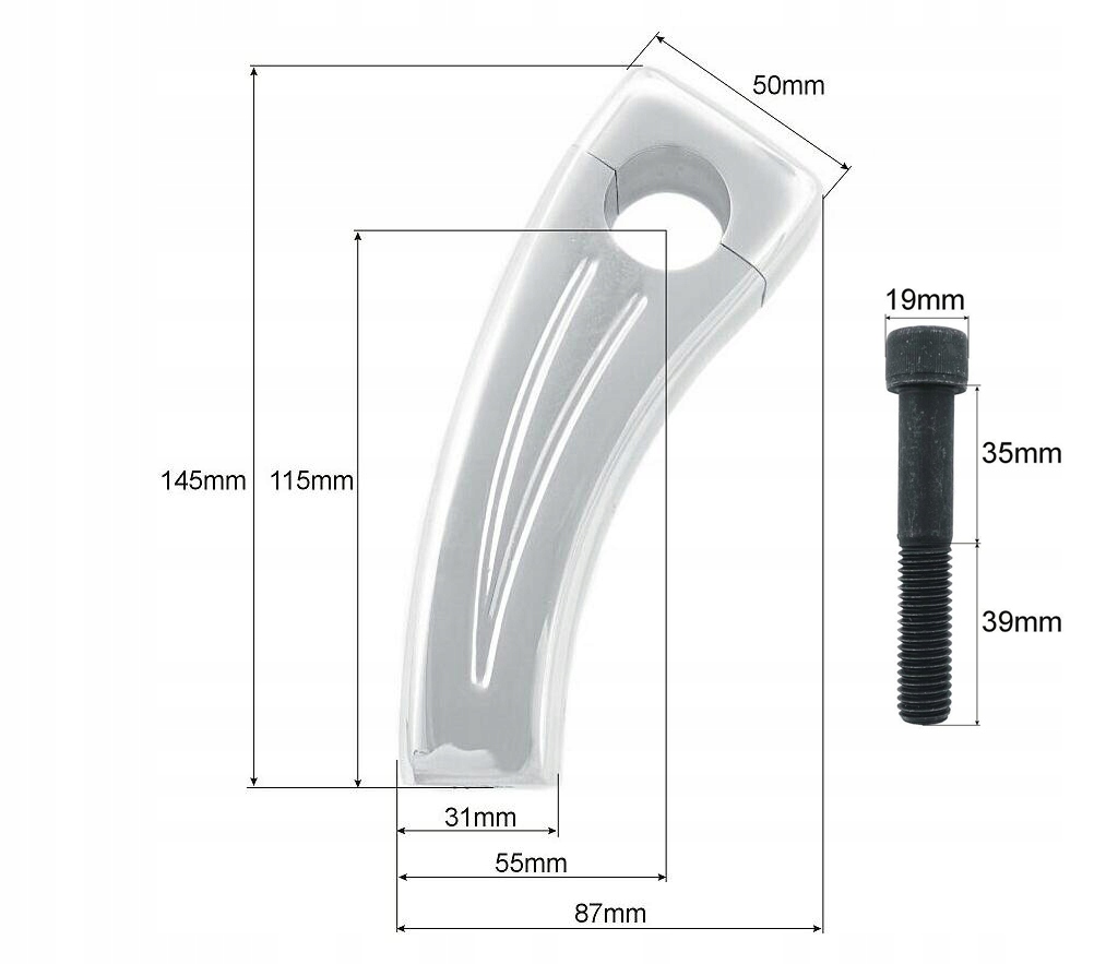 MOCOWANIA RISERY UCHWYT KIEROWNICY HONDA VT VTX Producent Motolp