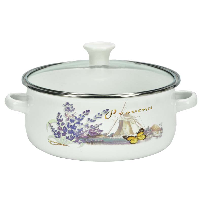 ZESTAW 5 SZT GARNKÓW Z POKRYWAMI EMALIOWANYCH MŁYN EAN (GTIN) 5902645010411