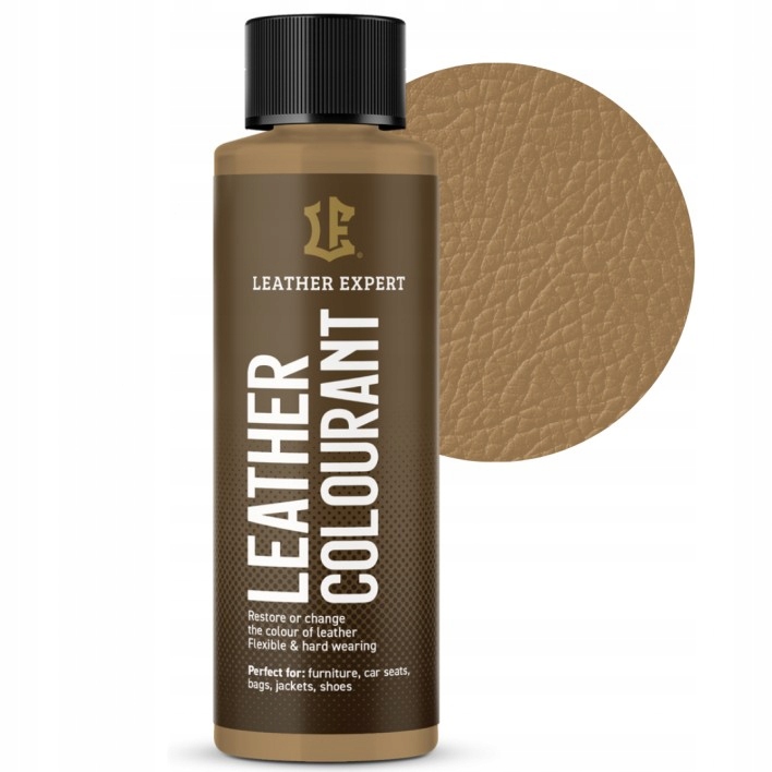 Farba do skóry naturalnej i do ekoskóry Luxor Beige 50ml Leather Expert