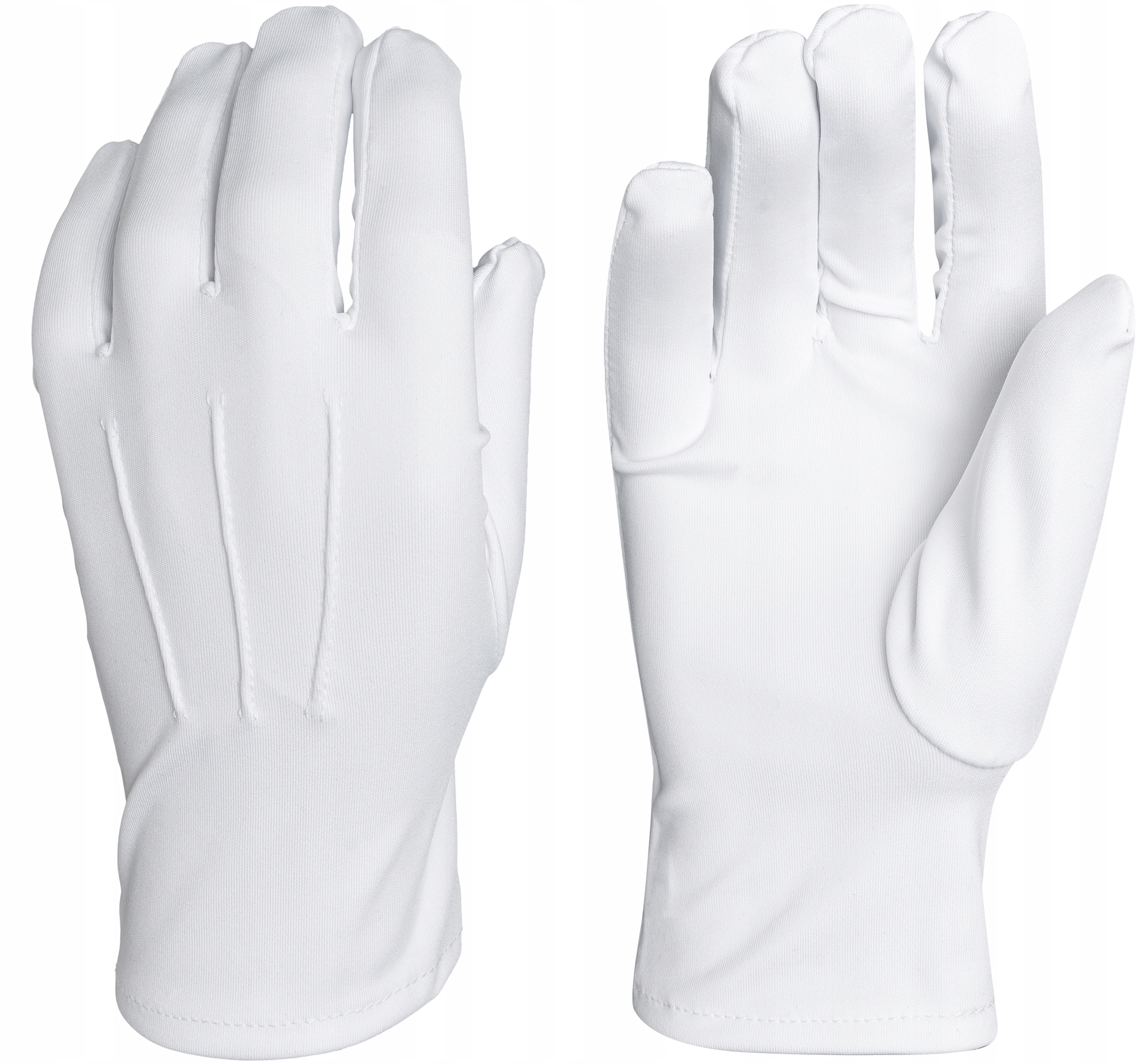 RĘKAWICZKI wojskowe do munduru galowego BIAŁE wzór 543/MON S-20