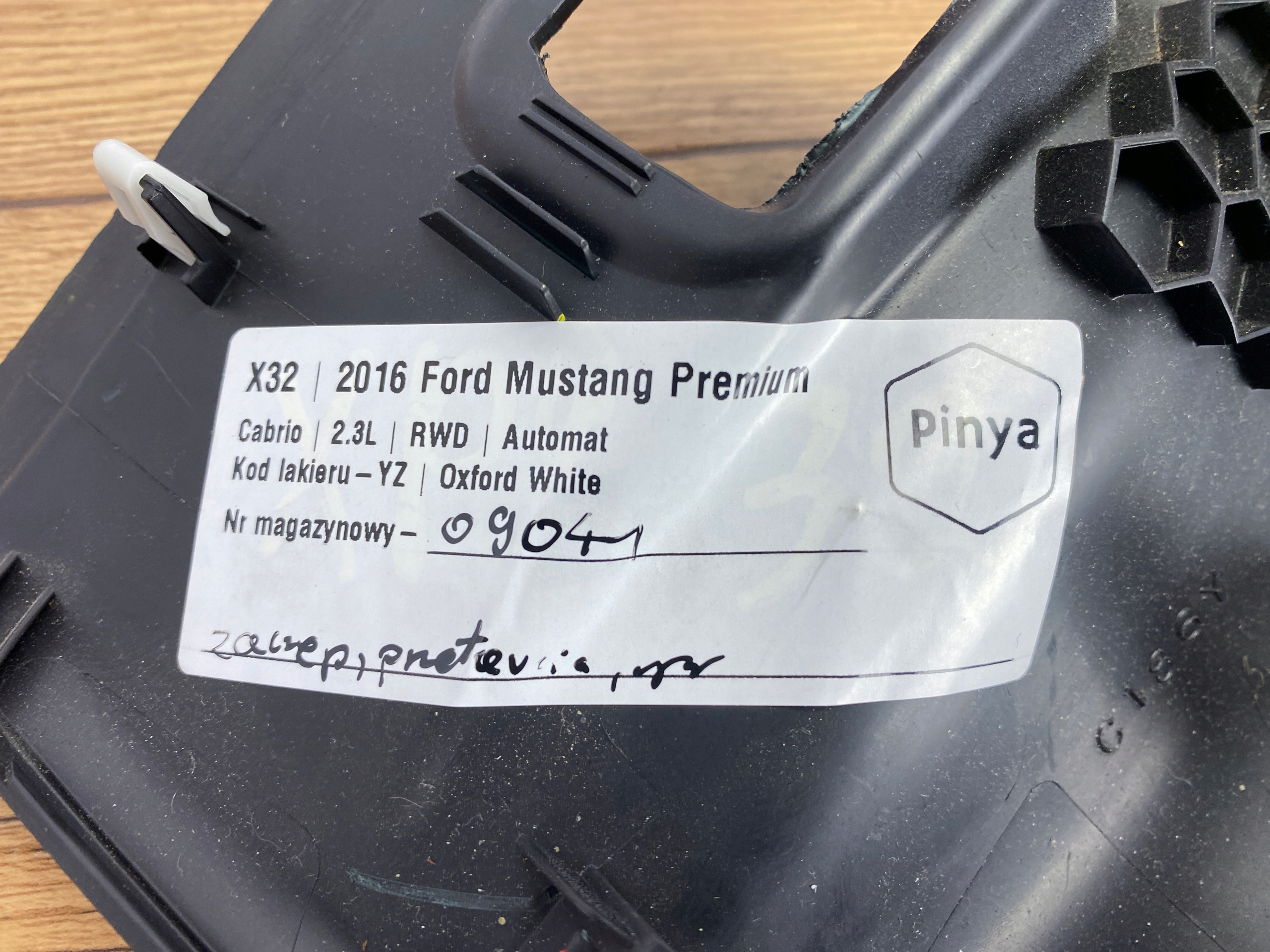 pillar A right panel Ford Mustang 2015+ USA