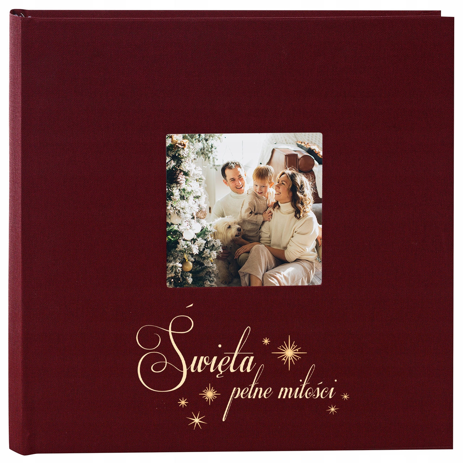 Bordó fotoalbum 10x15 vánoční k Vánocům Dárek pro babičku