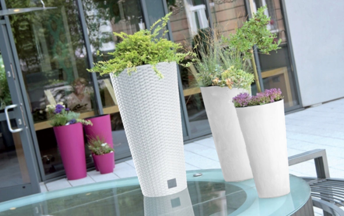 DONICA OGRODOWA + SYSTEM NAWADNIAJĄCY PROSPERPLAST DONICZKA BALKONOWA TARAS Długość 25 cm