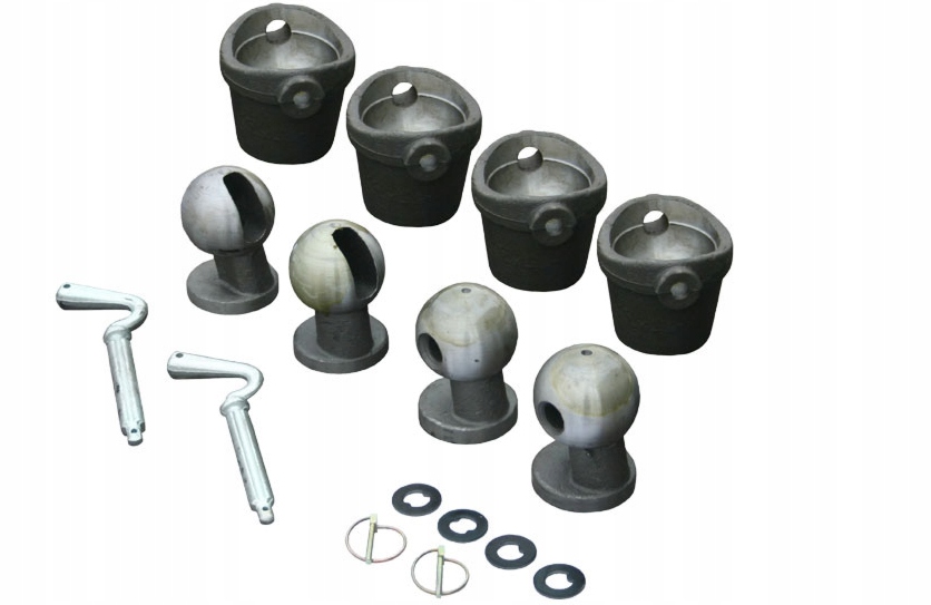 

Kule do wywrotu kiper kpl fi 75 do 8 ton-KPL 4szt