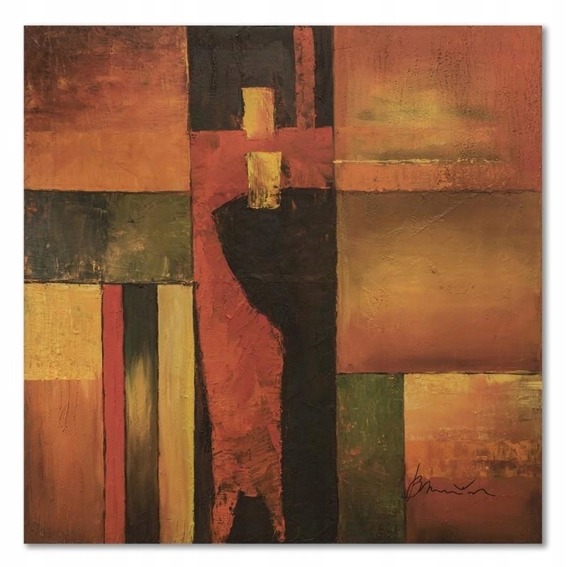 

Obraz Na Ścianę Abstrakcja Brąz Do Sypialni 70x70