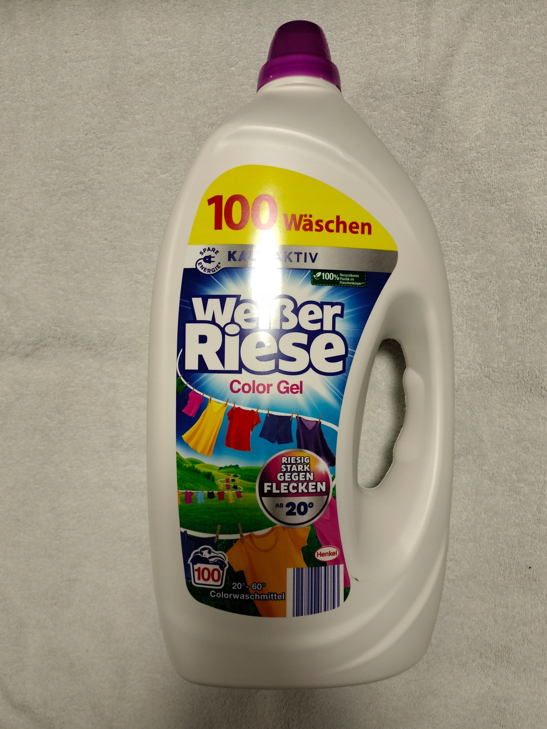 Weisser Riese Color 100 prań 4,5l niemiecki żel do prania kolorów