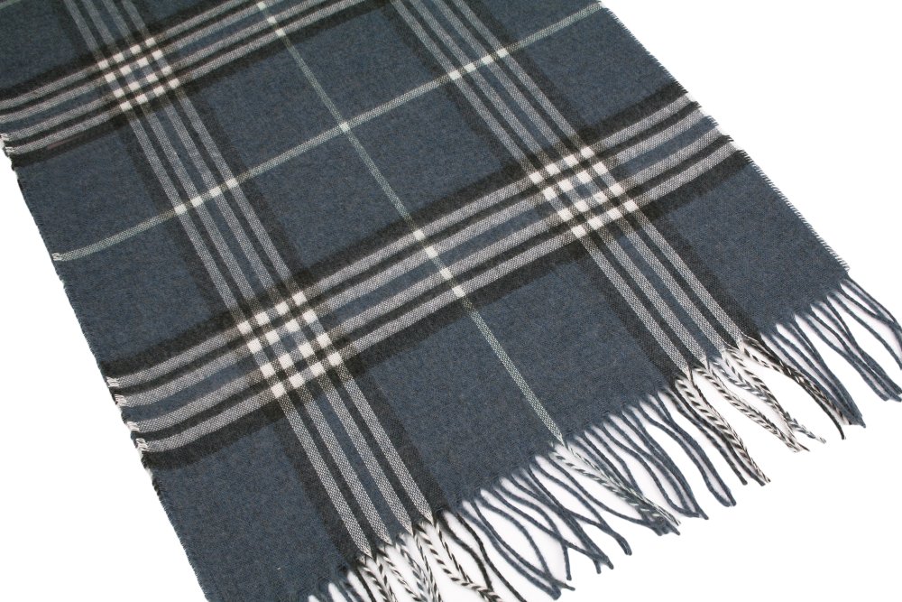 Niebieski Miękki Szalik V.Fraas Cashmink Marka inna