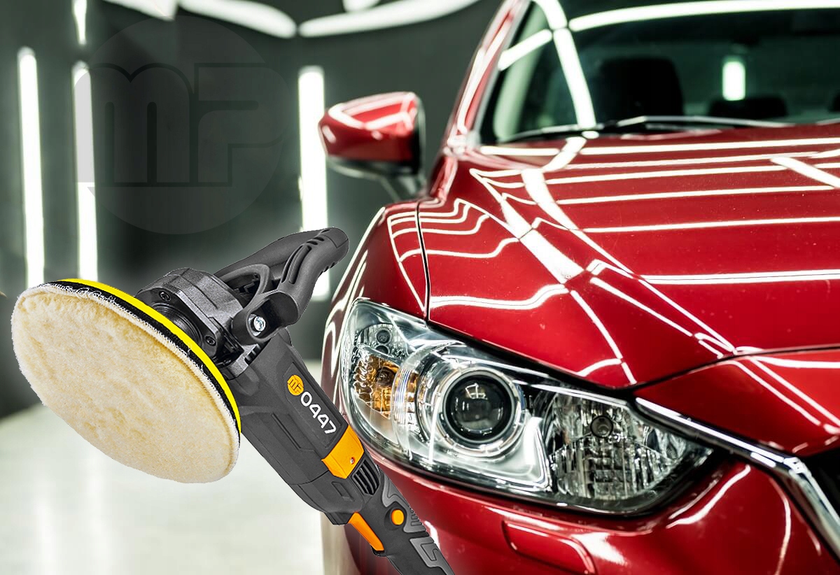 POLERKA SAMOCHODOWA SZLIFIERKA 4x GĄBKA REGULACJA OBROTÓW 2600W +MP Majster Długość przewodu zasilającego 1.5 m