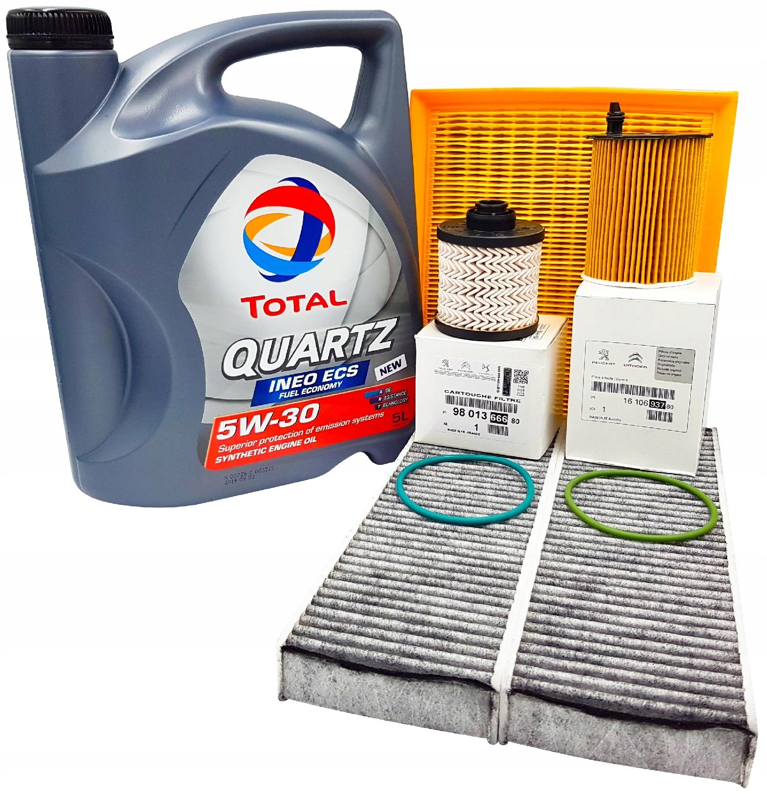 

Filtry 1.6 Blue Hdi 5L Oleju 5W30 Citroen Peugeot