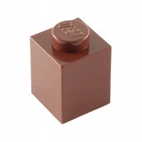 

Lego Klocek1x1 1szt Red Brown 3005 4211242 N