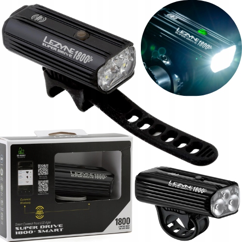 Lezyne lampka przód Drive Smart 1800+ czarna