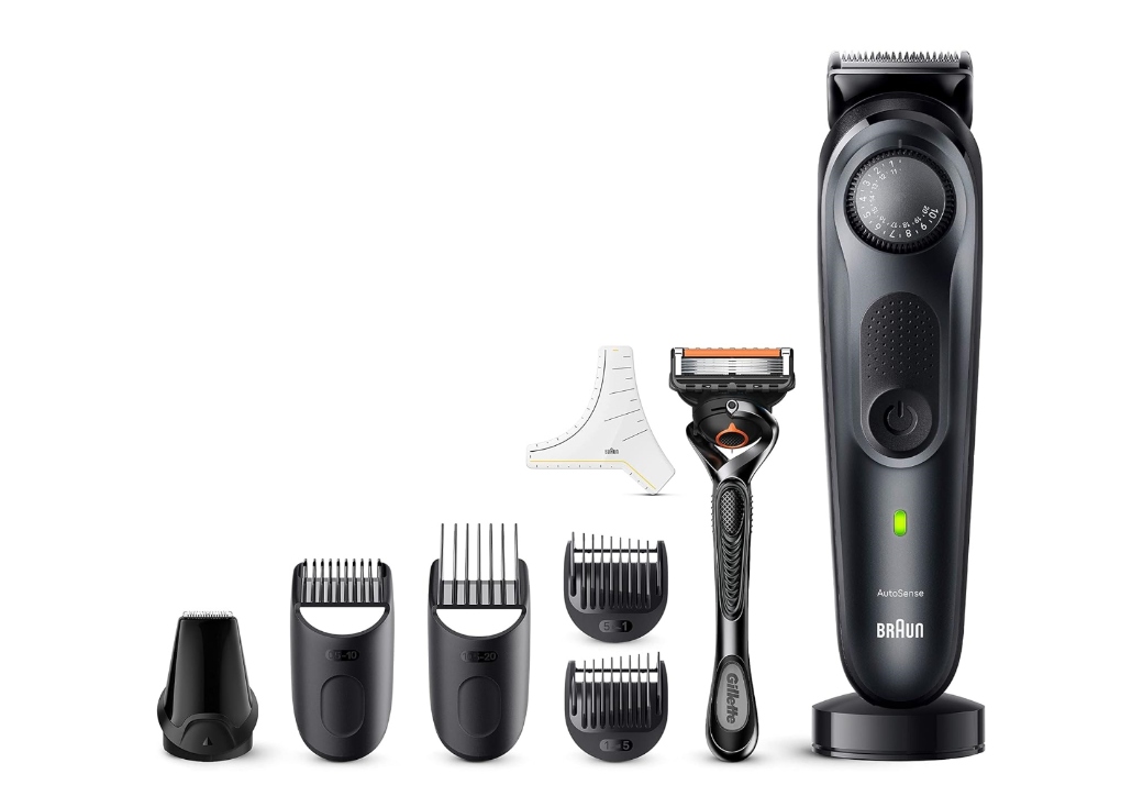 Braun BT7441 Sbox Trymer do brody 8 akcesoriów 40 długości twarde etui