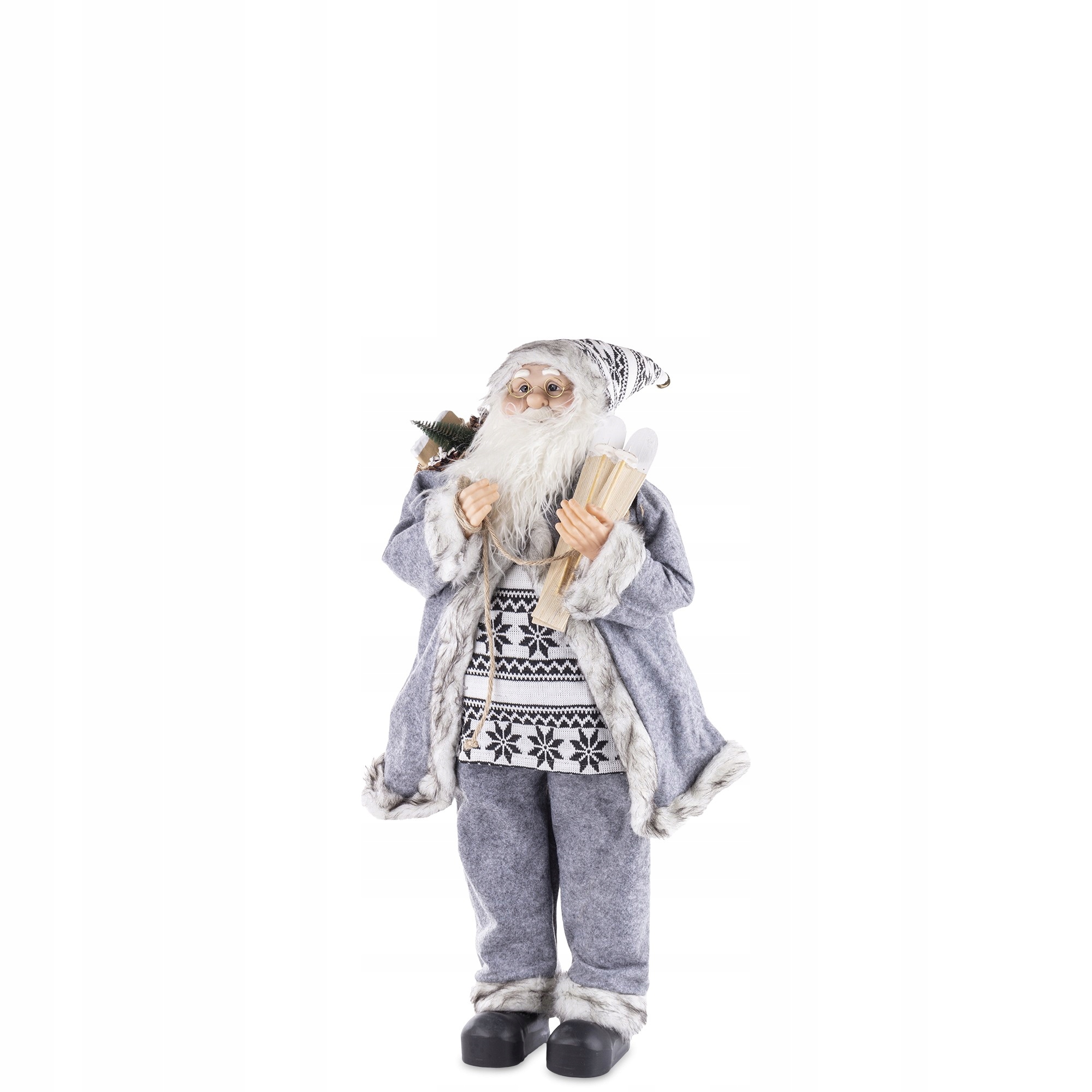 Mikuláš Vianočná Dekoratívna Figúrka Na Vianoce Pod Vianočný stromček 92 cm.