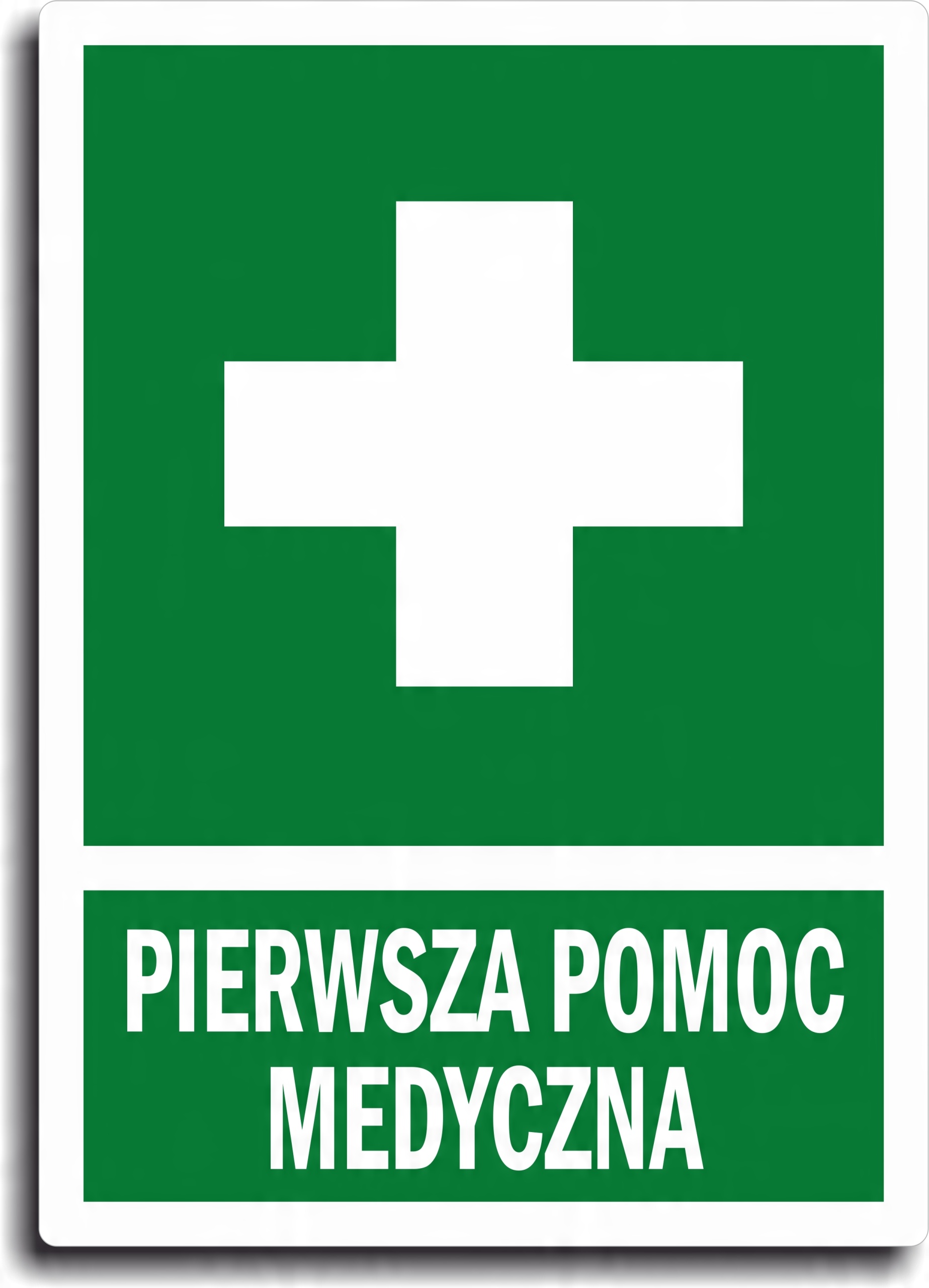 

Naklejka Bhp Apteczka Pomoc medyczna Duża 20x28cm