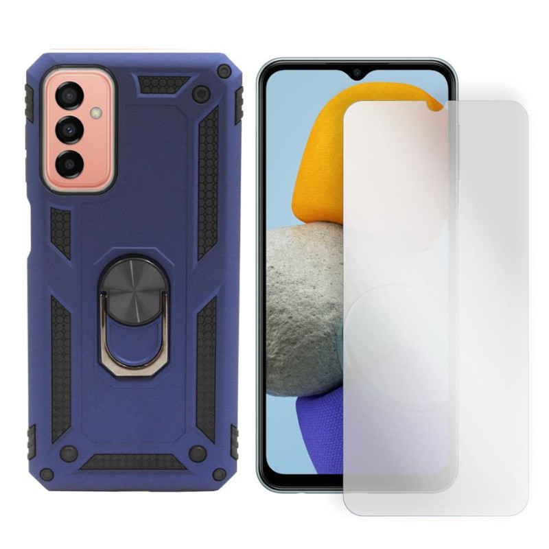 

Etui Ring Case do Samsung M23 5G granatowe +szkło