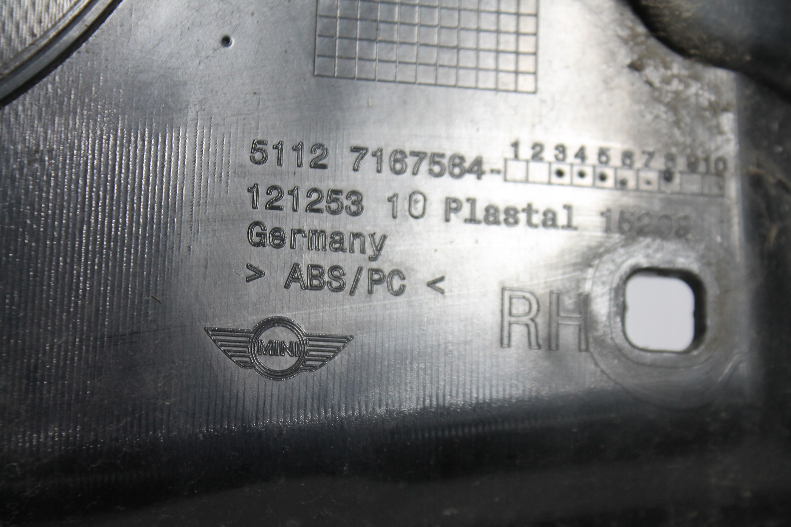 support right rear part rear 7167564 MINI R55 R56 07-14