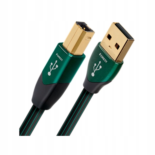 AudioQuest 3m Forest USB A-B kabel USB USB B Czarny