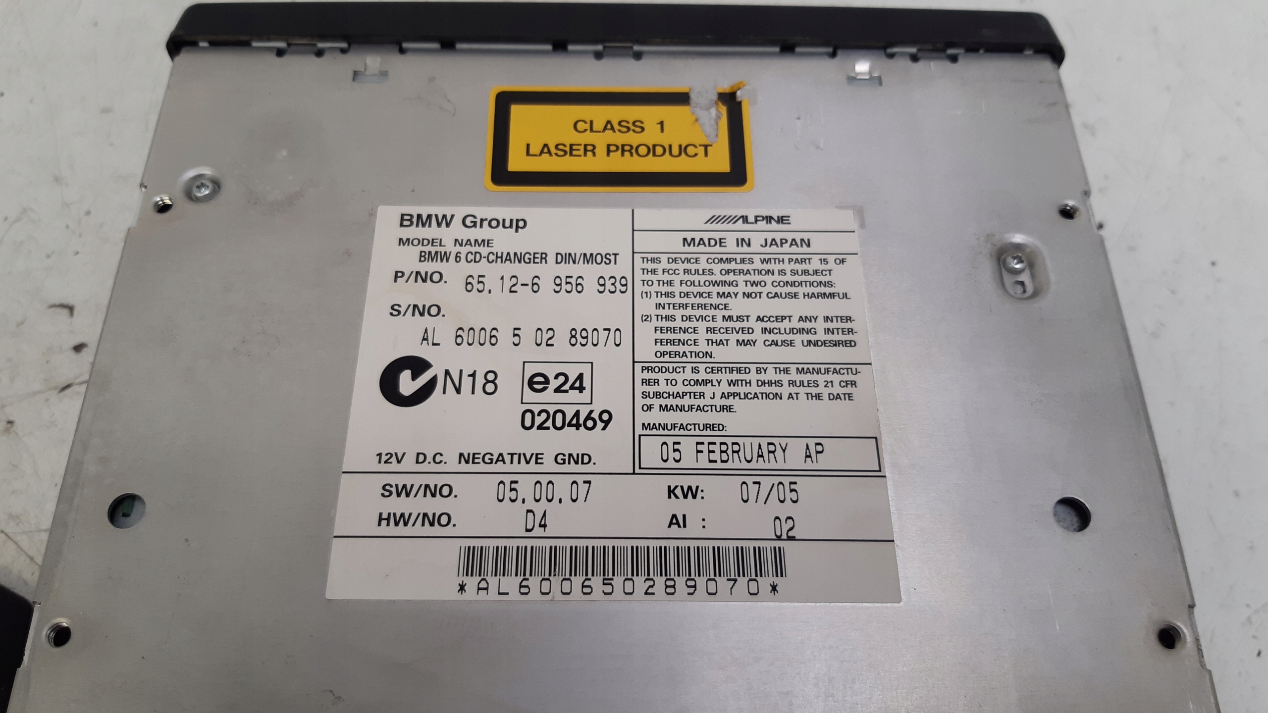 měnič 6956939 BMW E61 525i