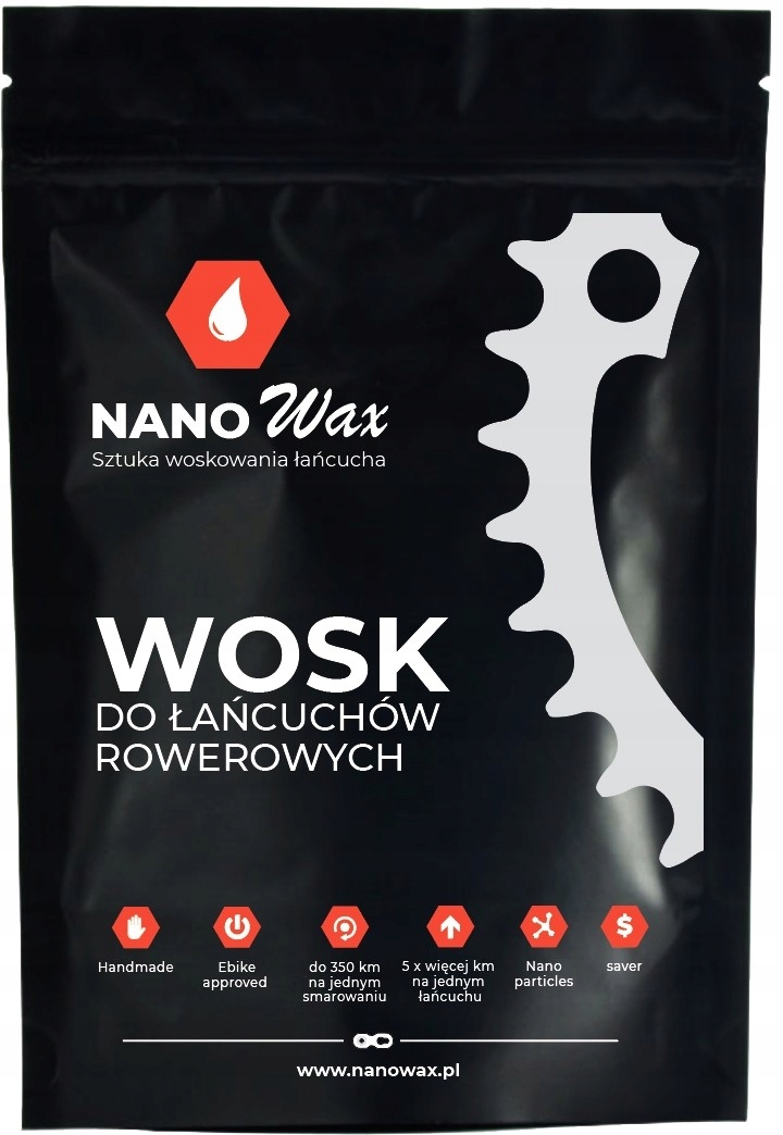 Nano Wax Wosk stały do łańcucha rowerowego smar roweru 300g