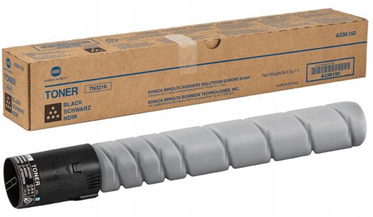 

Toner TN-321K A33K150 Km BizHub C224 C284 C364 27K