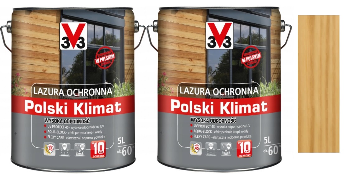 

Lazura V33 Pl Klimat 10 Lat Zest. Bezbarwny 10L