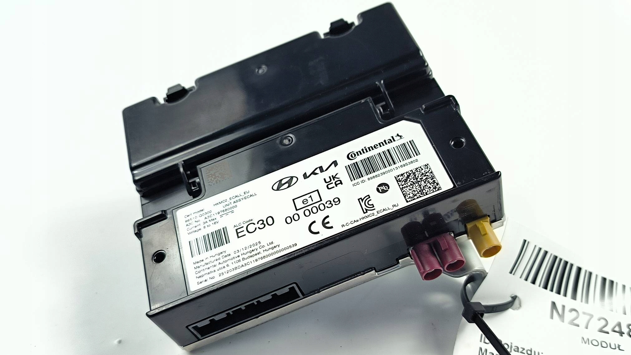 modulo ECALL 96510-Q0300 HYUNDAI BAYON LIFT