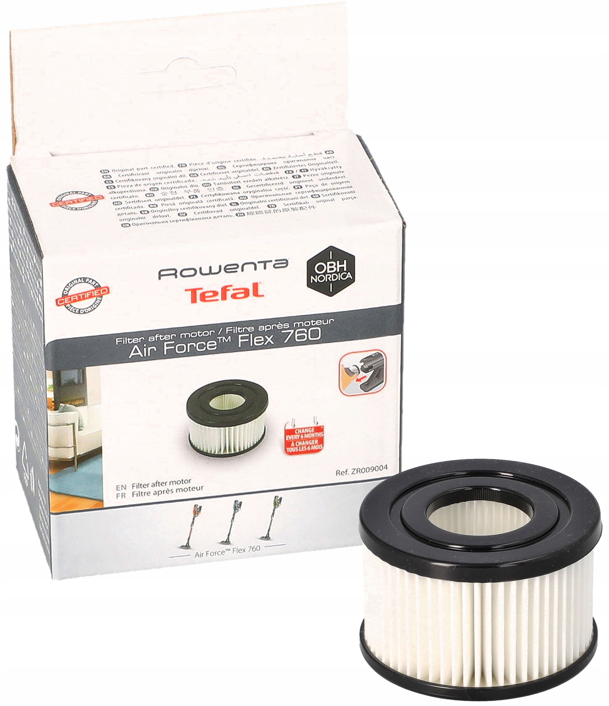 

Filtr zasilnikowy Tefal ZR009004 Air Force Flex