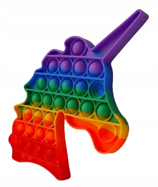 POP IT SENSO BĄBELKI ANTYSTRESOWE ODPRĘŻAJĄCE JEDNOROŻEC Rodzaj Fidget Spinner