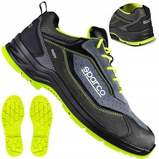 Buty robocze męskie przewiewne adidasy z podnoskiem S1P Esd Sparco Indy -41