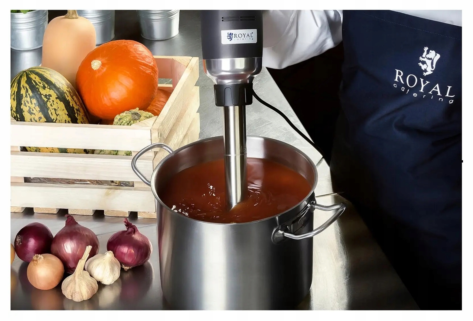 Blender mikser ręczny 500W 50 cm Royal Catering RCSM-500-500P 10010398